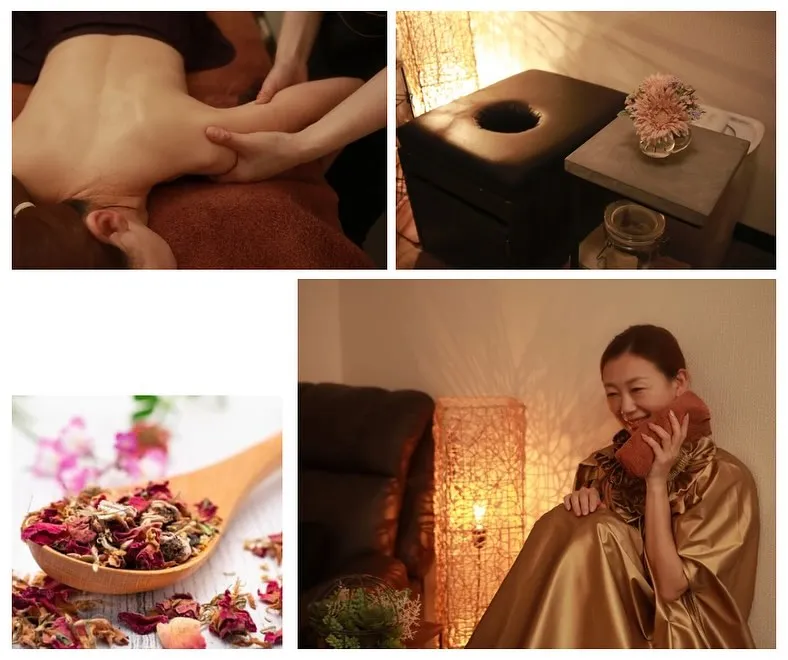 ハーブ蒸しやリンパトリートメント＆寛ぎの空間でお持てなし